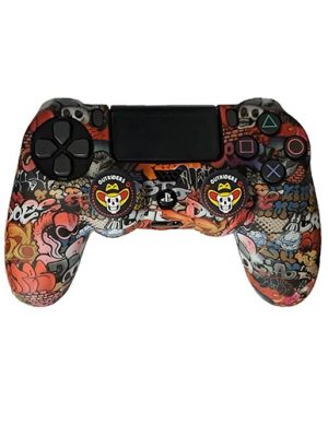 روکش دسته PS4 طرح جمجمه Skull Graffiti