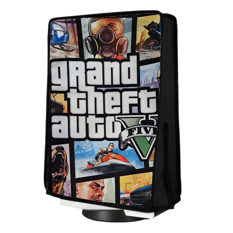 کاور کنسول PS5 فت طرح GTA V