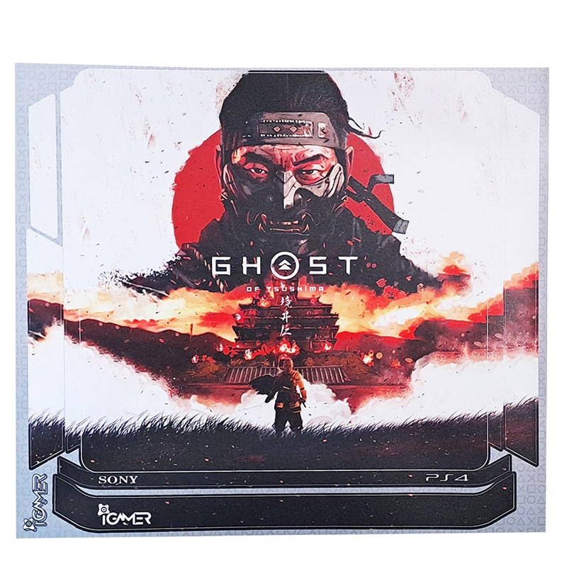 برچسب کنسول PS4 (iG) مدل GHOST OF TSUSHIMA