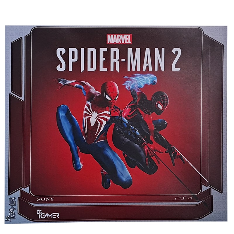 برچسب کنسول PS4 (iG) طرح مرد عنکبوتی SPIDER MAN