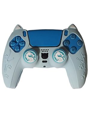 روکش دسته PS5 طرح گربه cat آبی