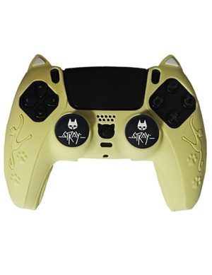 روکش دسته PS5 طرح گربه cat زرد