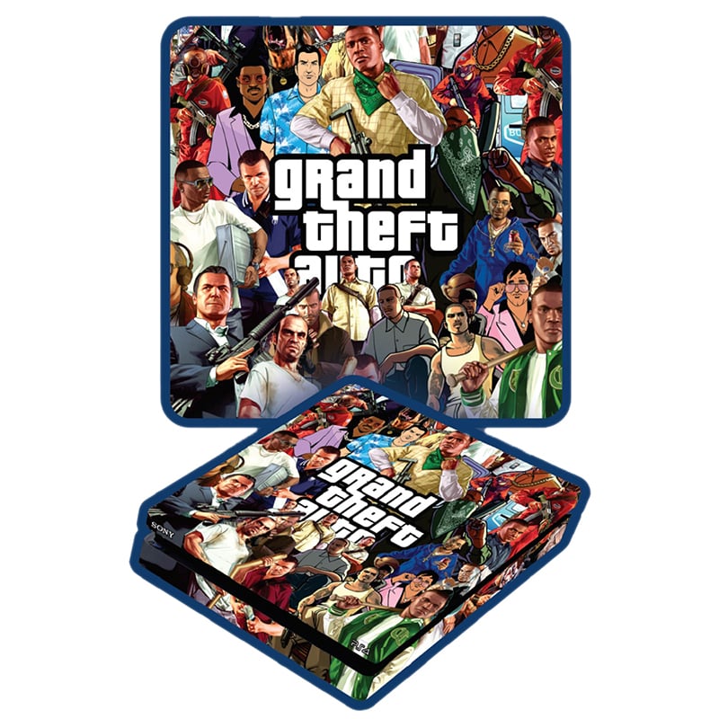 برچسب کنسول PS4 (GO) مدل جی تی ای GTA