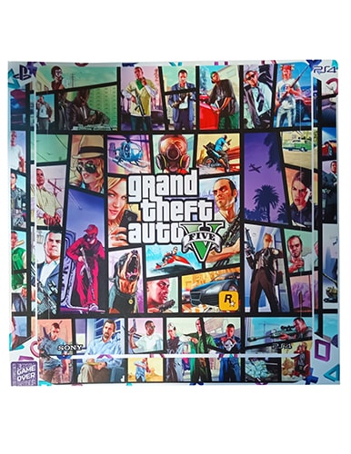 برچسب کنسول PS4 مدل GTA V
