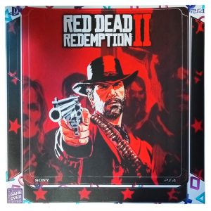 برچسب کنسول PS4 (GO) طرح RED DEAD