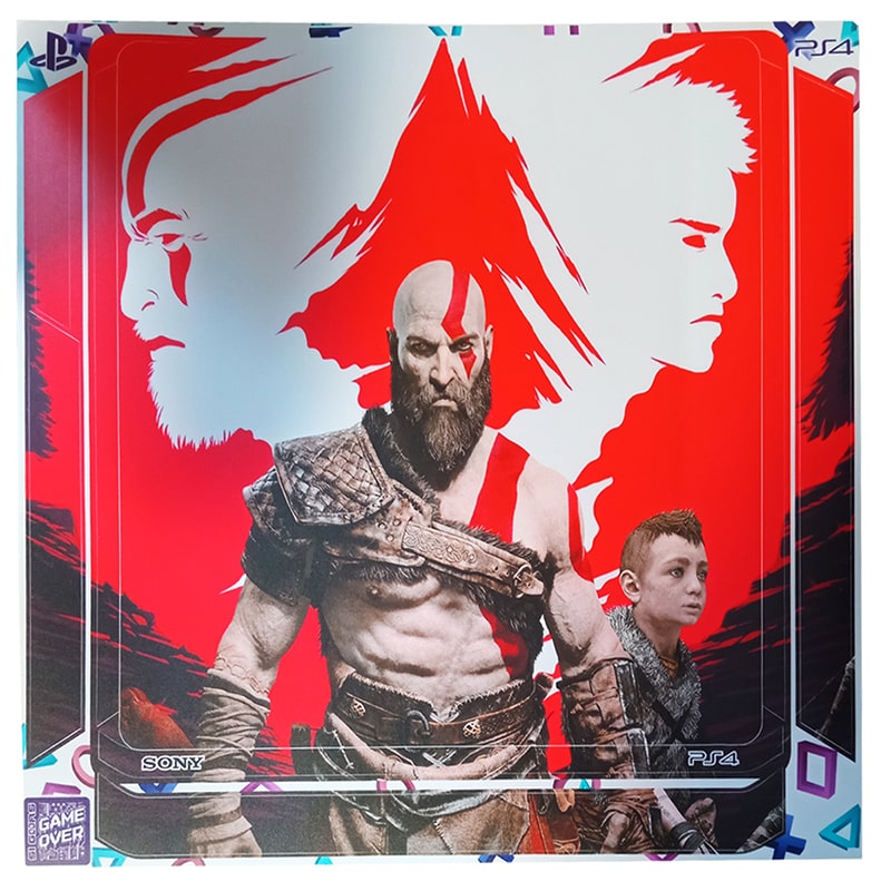 برچسب کنسول PS4 (GO) طرح GOD OF WAR