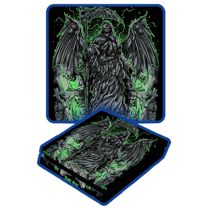 برچسب کنسول PS4 (GO) طرح فرشته مرگ