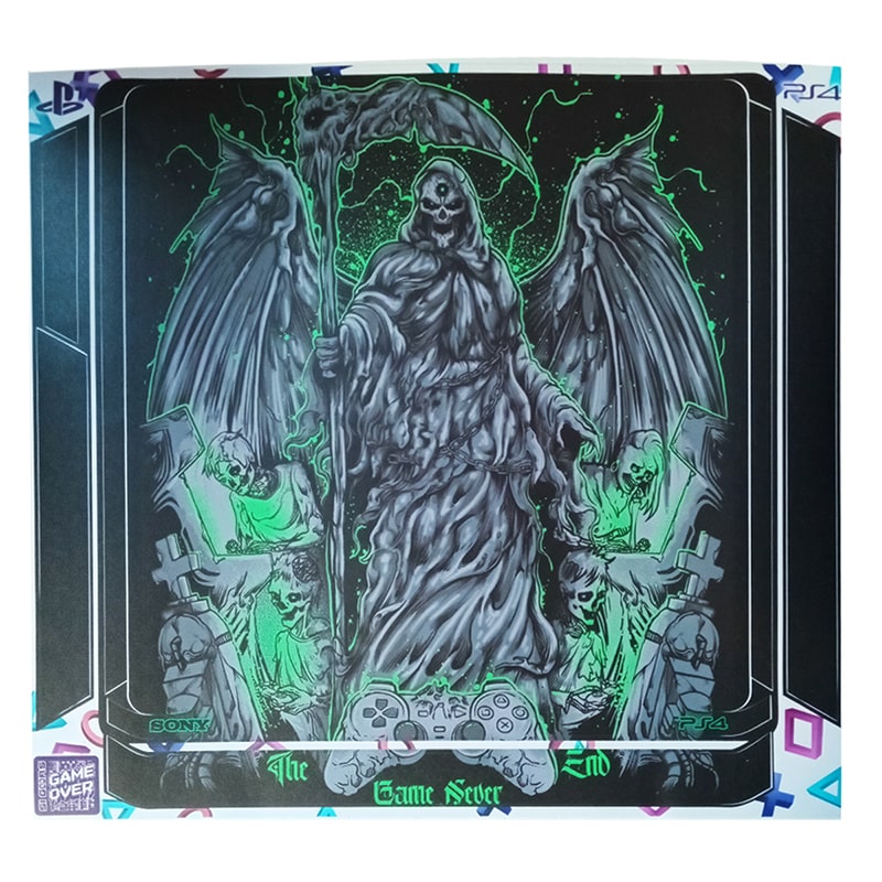 برچسب کنسول PS4 (GO) طرح فرشته مرگ - Image 3