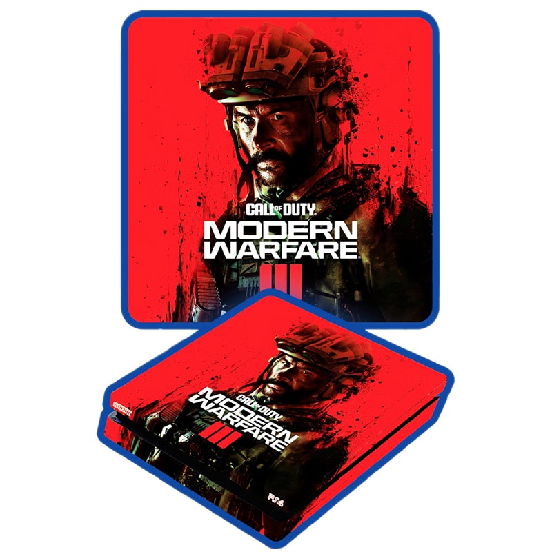 برچسب کنسول PS4 (GO) طرح ندای وظیفه call of duty