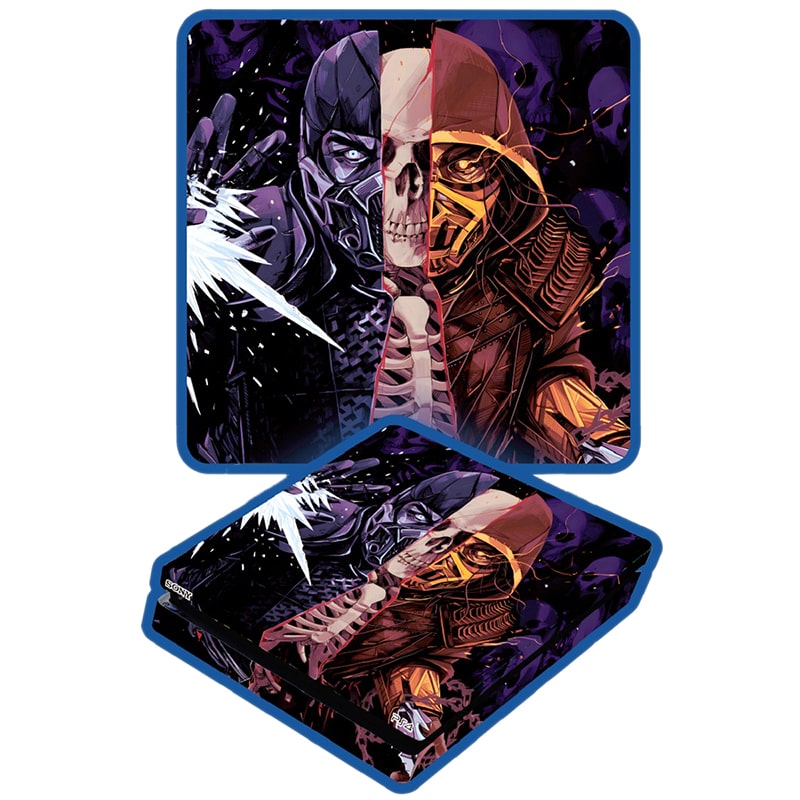 برچسب کنسول PS4 (GO) طرح مورتال کمبت Mortal Kombat