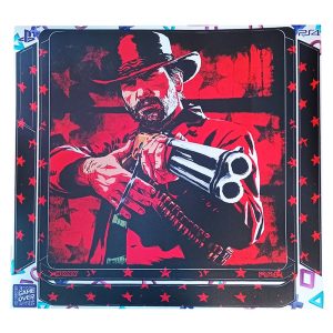 برچسب کنسول PS4 (GO) طرح رد دد RED DEAD