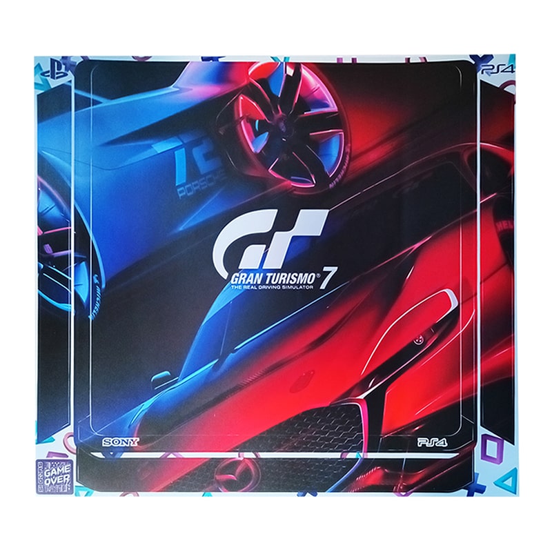 برچسب کنسول PS4 (GO) طرح Gran Turismo 7