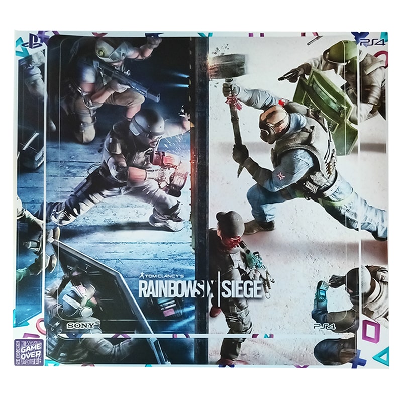 برچسب کنسول PS4 (GO) طرح Rainbow