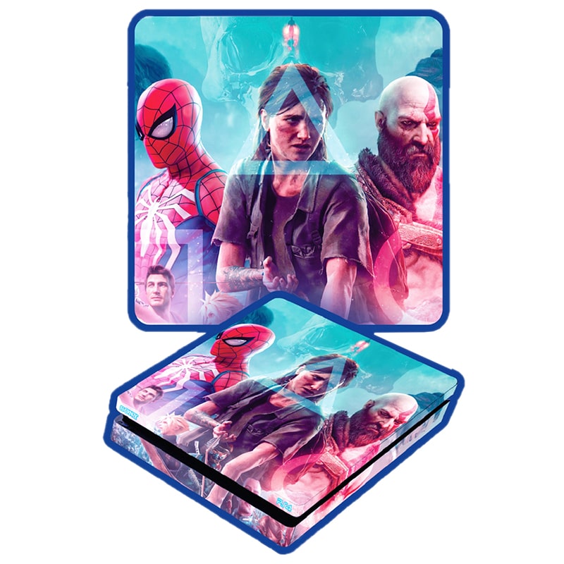 برچسب کنسول PS4 (GO) طرح Exclusive