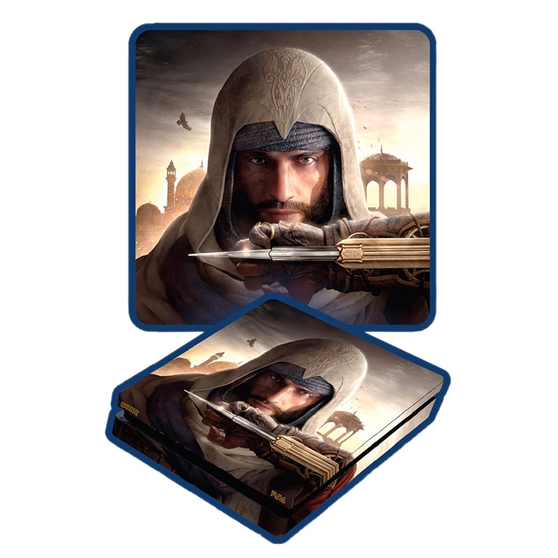 برچسب بدنه کنسول PS4 (GO) طرح قاتلین Assassins Creed