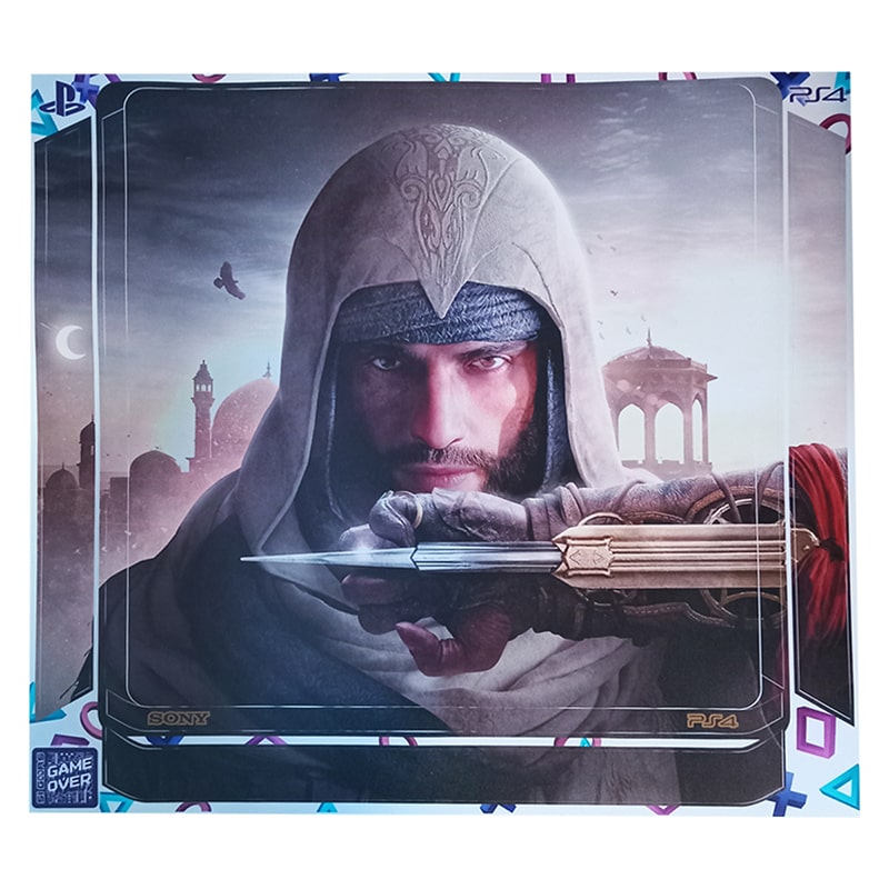برچسب بدنه کنسول PS4 (GO) طرح قاتلین Assassins Creed - Image 3