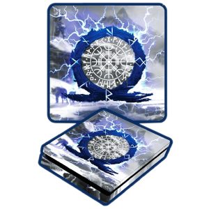 برچسب بدنه کنسول PS4 (GO) طرح خدای جنگ god of war