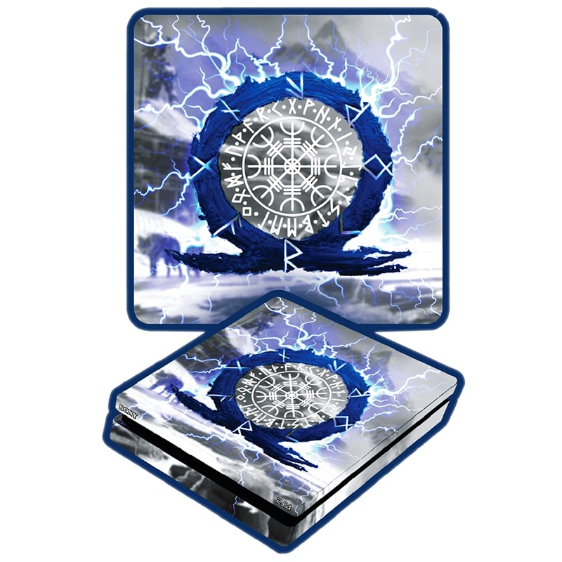 برچسب بدنه کنسول PS4 (GO) طرح خدای جنگ god of war