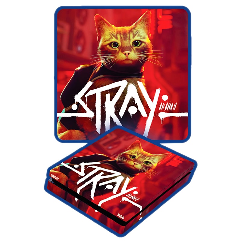 برچسب کنسول PS4 (GO) طرح STRAY
