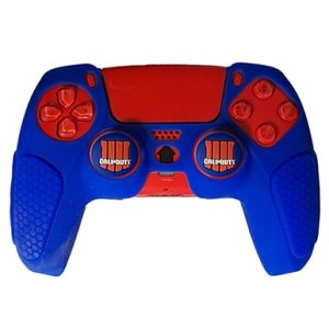 روکش دسته PS5 مدل ضد لغزش آبی