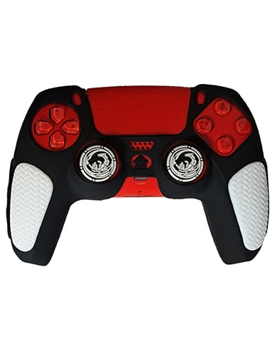 روکش دسته PS5 مدل ضد لغزش سیاه-سفید - Image 5