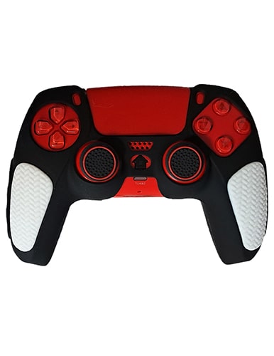 روکش دسته PS5 مدل ضد لغزش سیاه-سفید - Image 4