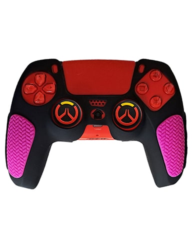 روکش دسته PS5 مدل ضد لغزش سیاه-صورتی - Image 3