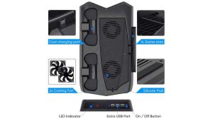 خرید پایه شارژر و فن خنک کننده PS5 چند کاره KjH