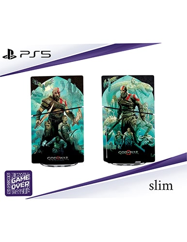 برچسب کنسول PS5 SLIM (GO) طرح GOD OF WAR کد 1