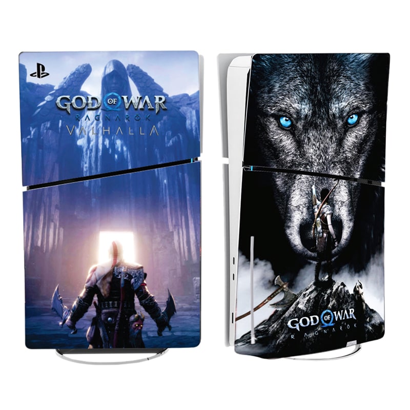 برچسب کنسول PS5 SLIM (GO) طرح GOD OF WAR 6 - Image 3