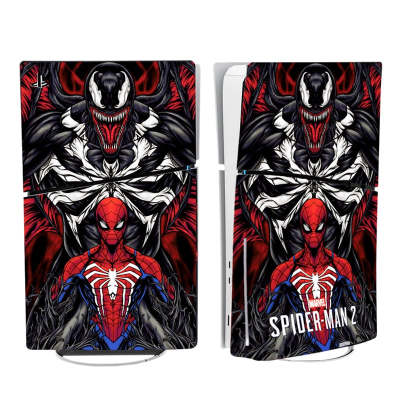 برچسب کنسول PS5 SLIM (GO) طرح spider-man 2 marvel - Image 3