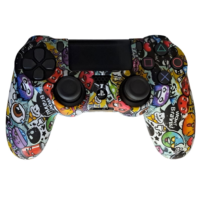 روکش دسته PS4 طرح wow