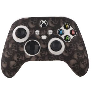 محافظ دسته Xbox Series X/S طرح جمجمه طوسی