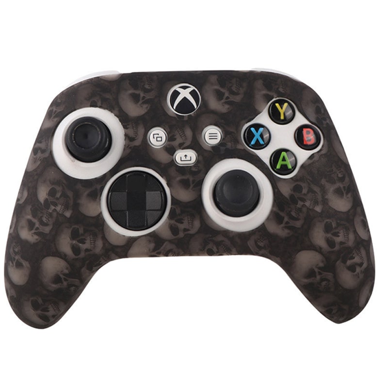 محافظ دسته Xbox Series X/S طرح جمجمه طوسی