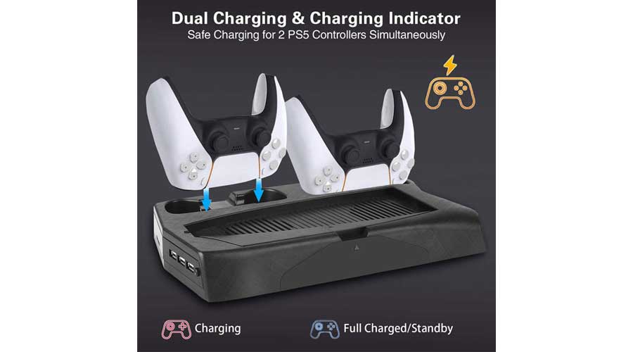 خرید پایه شارژر و فن خنک کننده PS5 چند کاره