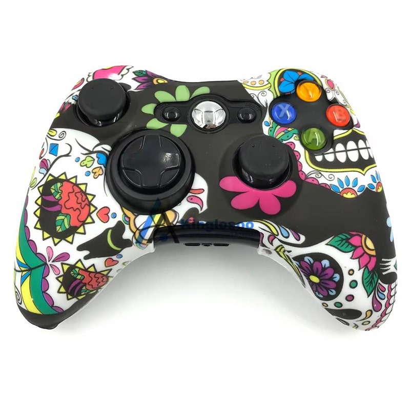 محافظ دسته XBOX 360 طرح جمجمه و گل