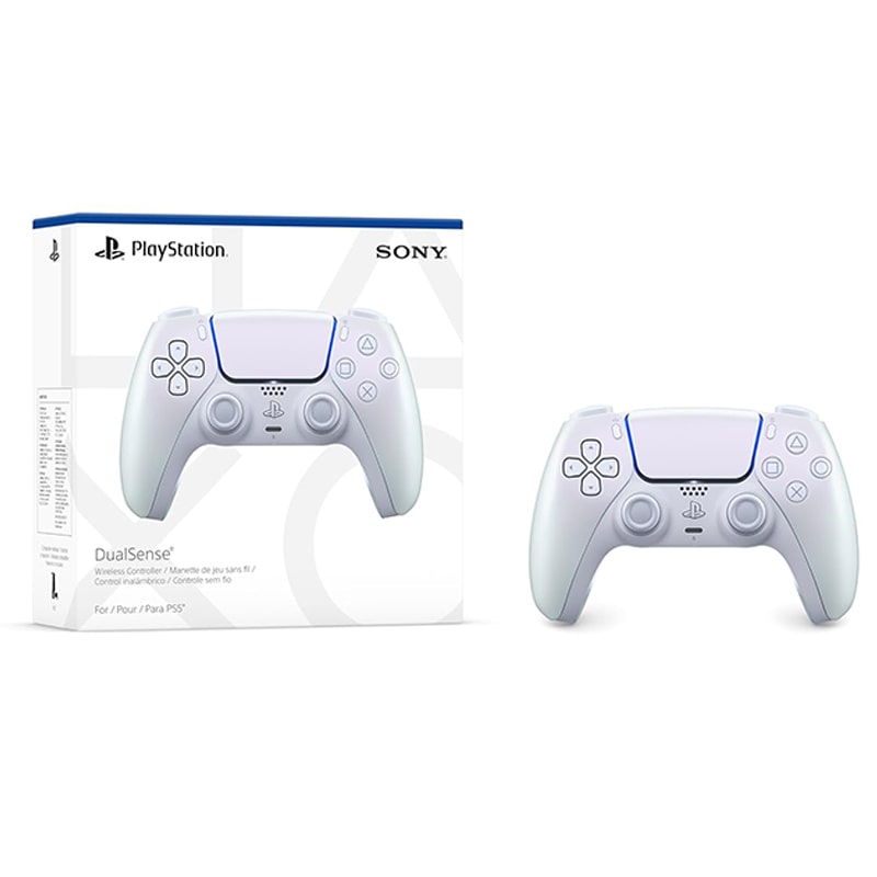 دسته بازی PS5 سفید مرواریدی کروم Chroma Pearl