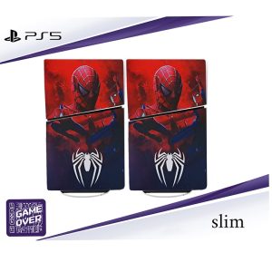 برچسب کنسول PS5 SLIM (GO) طرح 3 مرد عنکبوتی spider man