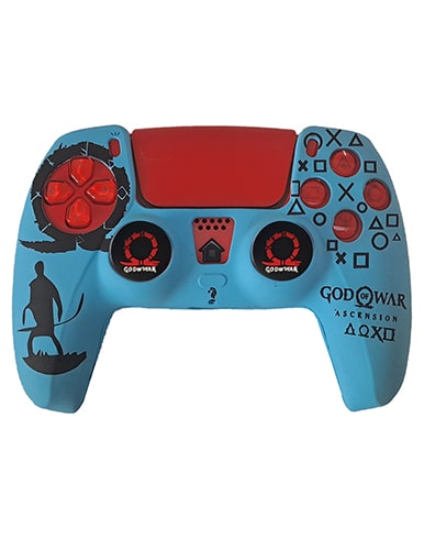 روکش دسته PS5 طرح GOD OF WAR آبی - Image 3