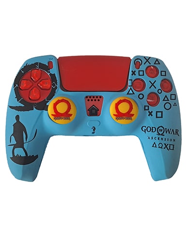 روکش دسته PS5 طرح GOD OF WAR آبی - Image 4