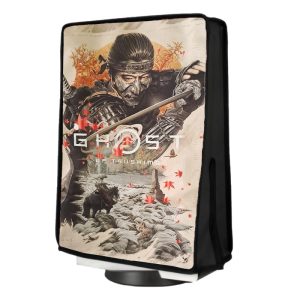 کاور کنسول PS5 اسلیم طرح شبح تسوشیما Ghost Of Tsushima