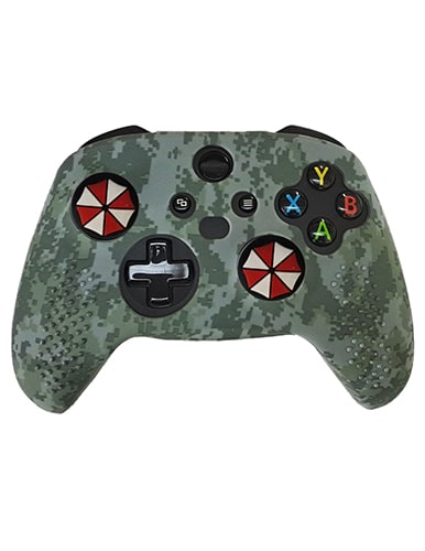 محافظ دسته Xbox Series X/S طرح ارتشی پیکسلی سبز