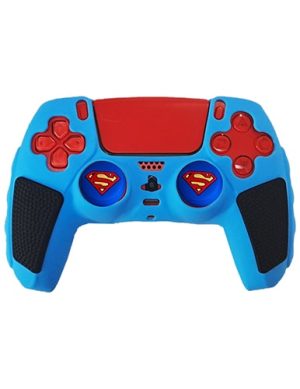 روکش دسته PS5 مدل ضد لغزش آبی anti slip