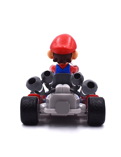 اکشن فیگور ماریو به همراه ماشین عقب کش mario