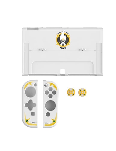 کیت محافظ نینتندو سوییچ اولد مدل Gold White L601