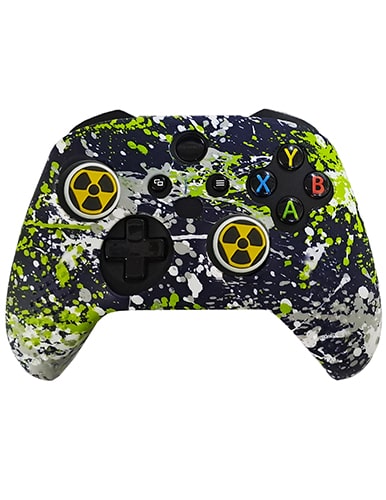 محافظ دسته Xbox Series X/S طرح رنگارنگ سبز - Image 2