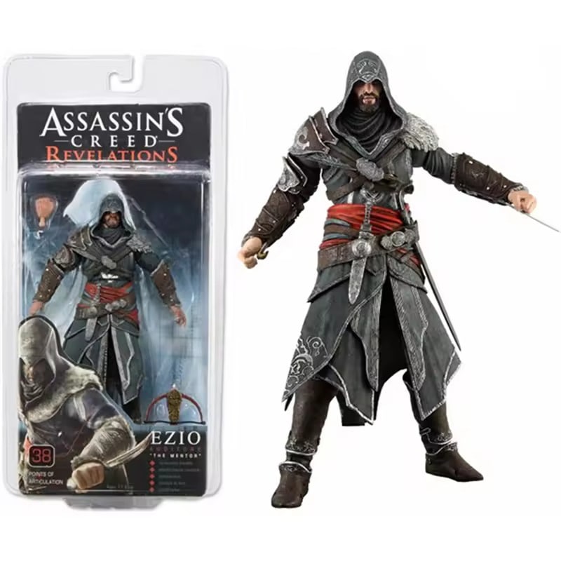 اکشن فیگور ASSASSINS CREED EZIO مدل MENTOR