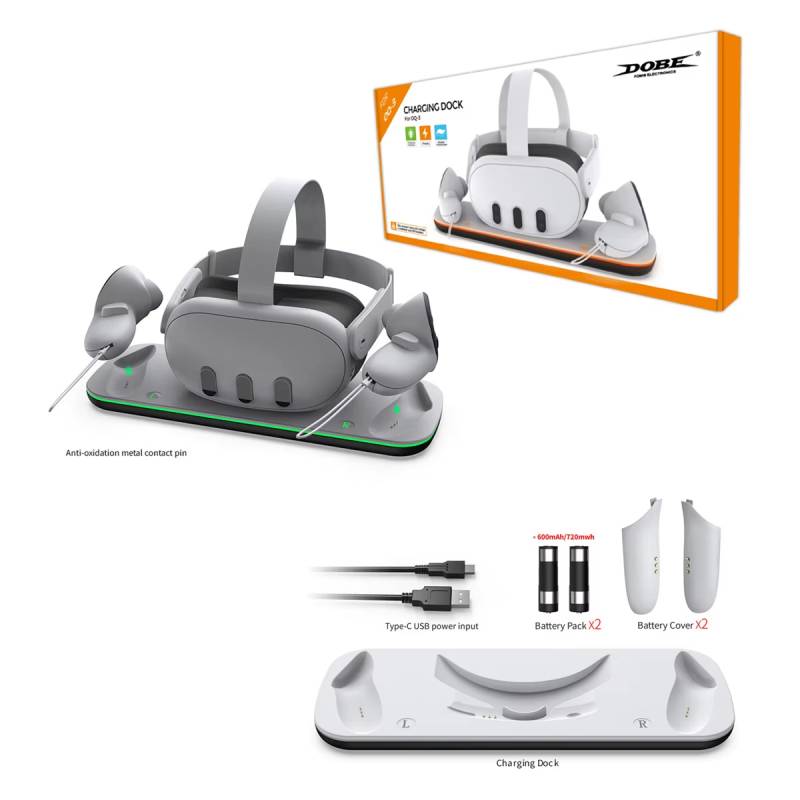 پایه شارژ دابی برای متاکوئست3 مدل DOBE TY-3827 - Image 3