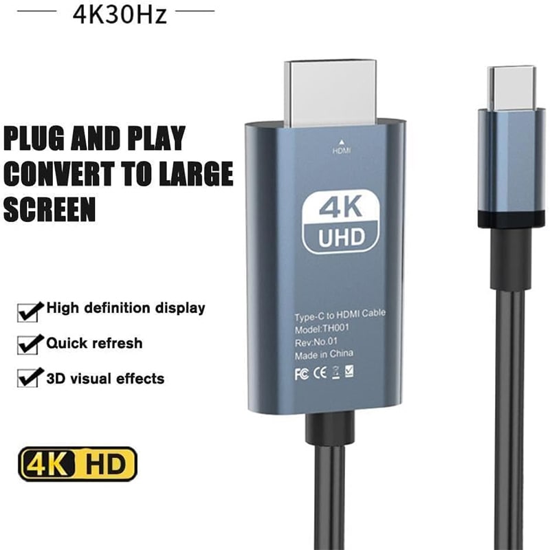 کابل USB-C به HDMI طول 2 متر - Image 4