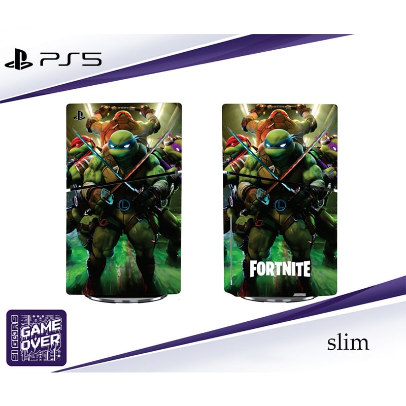 برچسب کنسول PS5 SLIM (GO) طرح fortnite